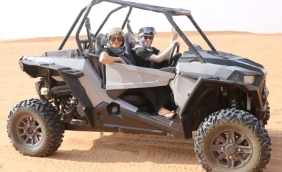 sunset buggy adventure in desert