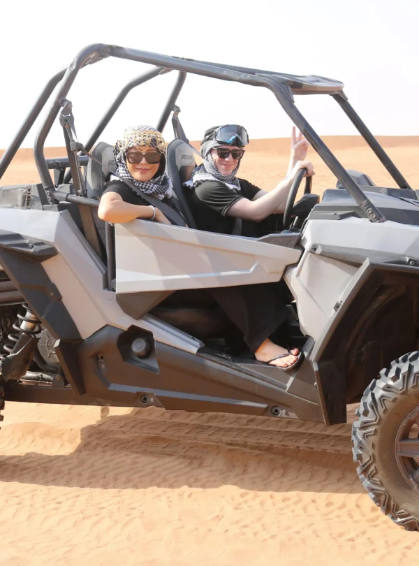 sunset buggy adventure in desert