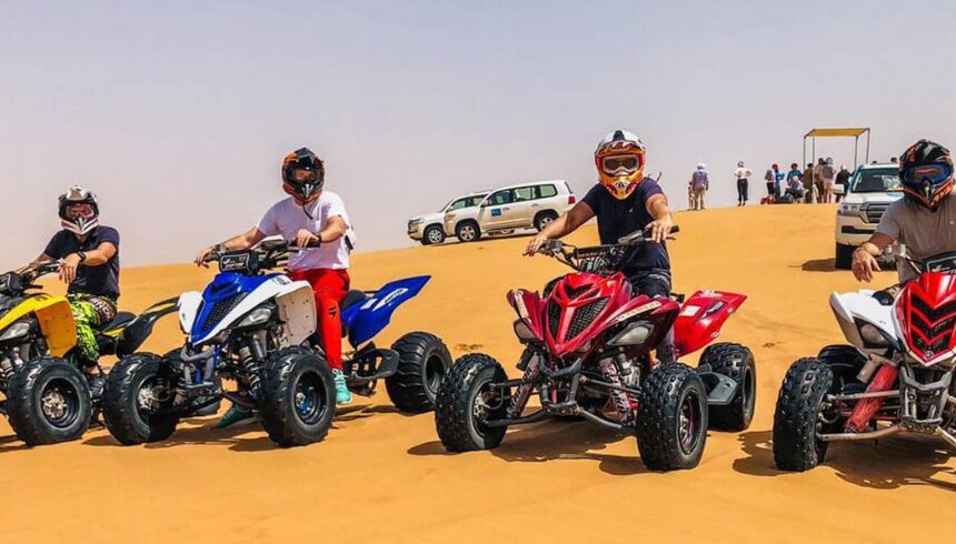 Dubai Desert Thrill: Immerse in a Quad Bike Ride Adventure