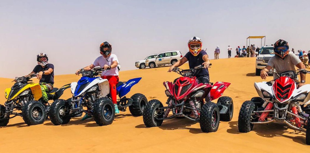 Dubai Desert Thrill: Immerse in a Quad Bike Ride Adventure