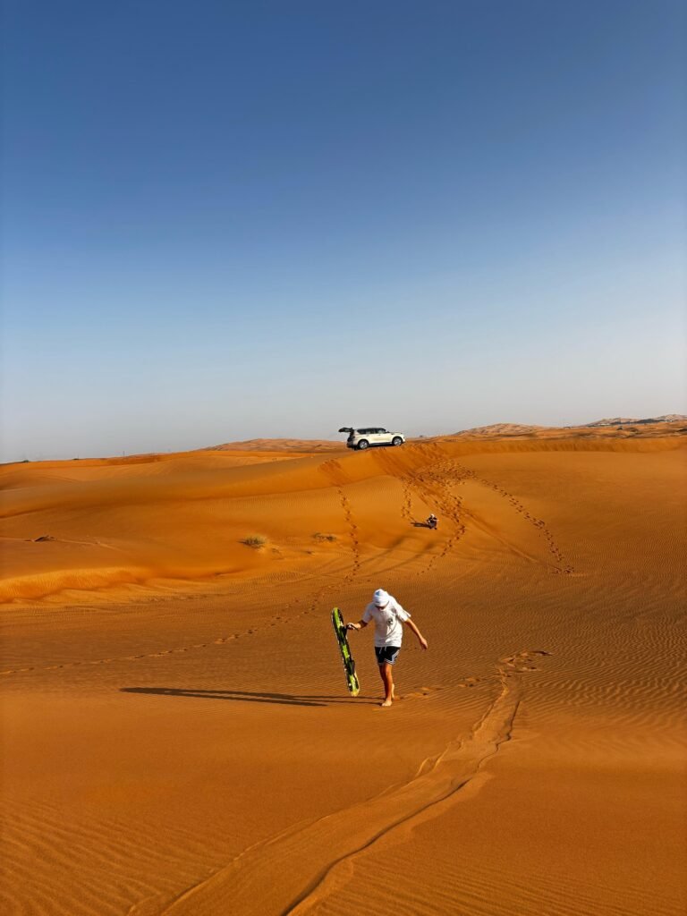 eveing desert safari photo