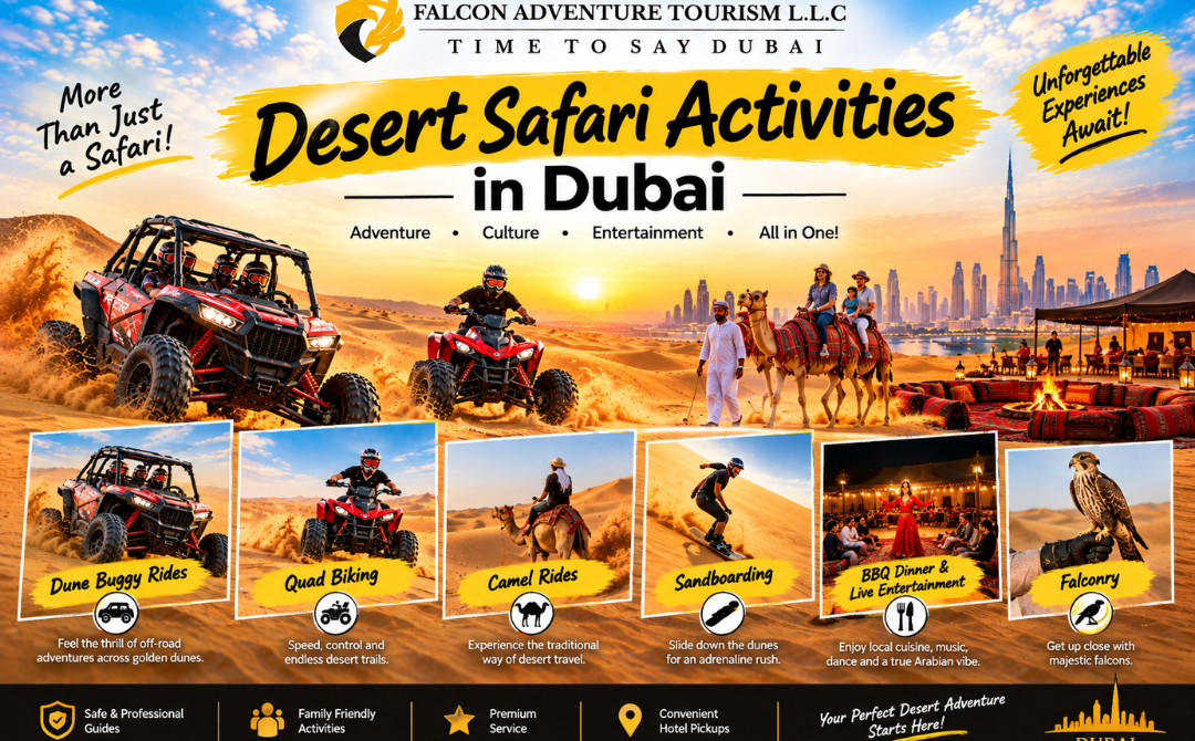 desert safari activities Dubai