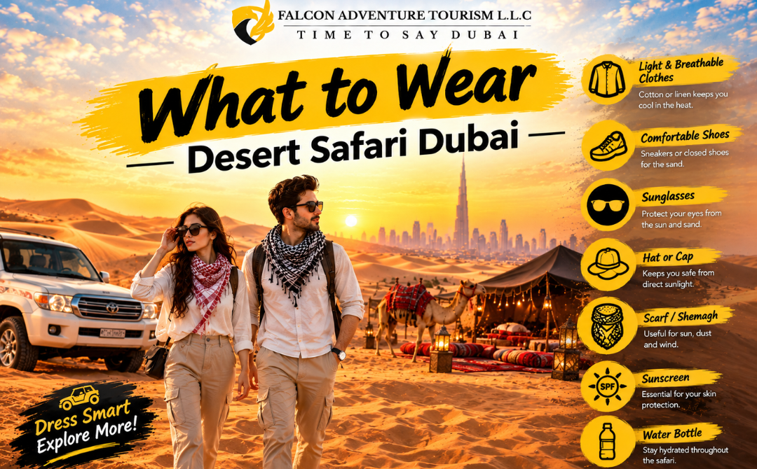 what to wear desert safari Dubai