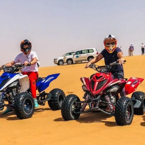 Dubai Desert Thrill: Immerse in a Quad Bike Ride Adventure